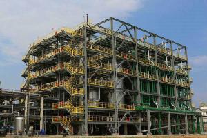 China Prefabricated Steel Industrial Buildings / Industrial Metal Buildings Construction wholesale