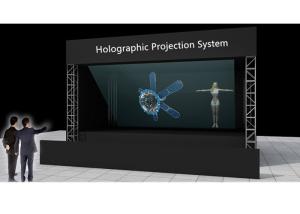 China Reflection Foil 3D Holographic Projection System , projecting holograms with ROHS wholesale