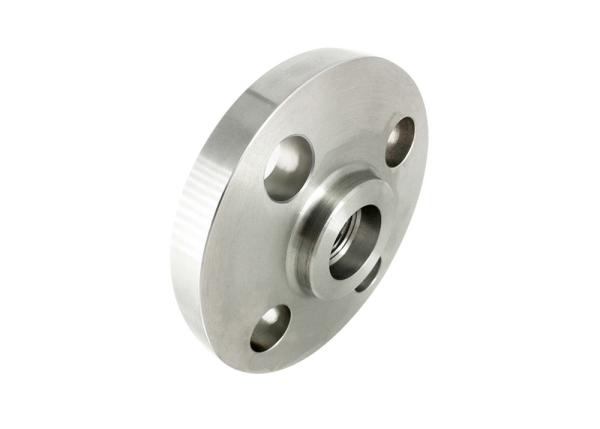 Threaded Titanium Flange with Precise Dimensions for Chemical and Marine