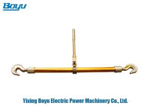 China Aluminum Alloy Turnbuckle Transmission Line Stringing Tools With Double Hook wholesale