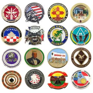 Custom Fire Department Challenge Coins Personalized 3D 2D