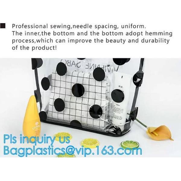 stationery packaging clear pvc handle bag, bag handle pvc beach bag for beach leisure, Handle PVC Bag With Button