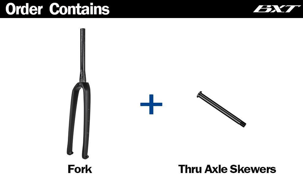 700C Gravel Carbon Road Bike Fork External Internal Cable