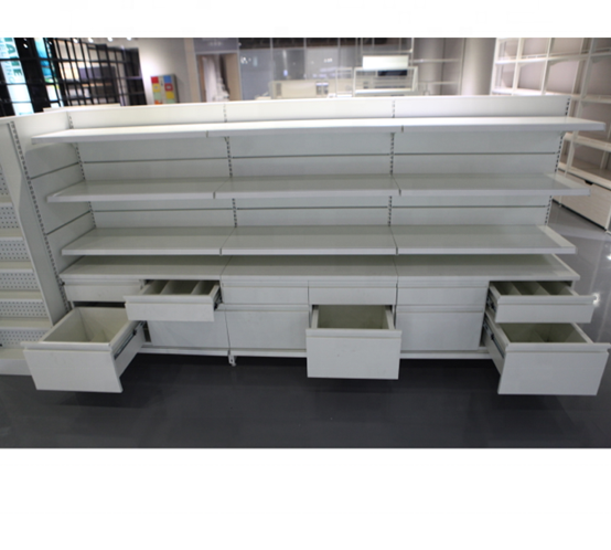 uploads/www.hshelf.com/images/15941745899310.png Pharmacy shelving Pharmacy Display Racks Hshelf Pharmacy Storage Racks Retail Shelving for Pharmacy