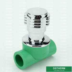 China Concealed Stop Valve PPR Pipe Fittings Injection Smooth Surface wholesale