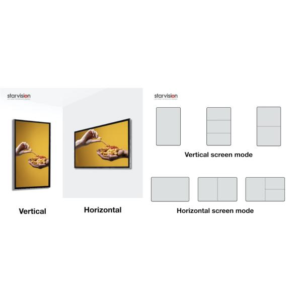 27inch Indoor Elevator Digital Signage Display 8ms Response Time