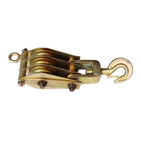 Wire Rope Pulley Block Lifting Pulley Double Wheels Pulley Hook Pulley