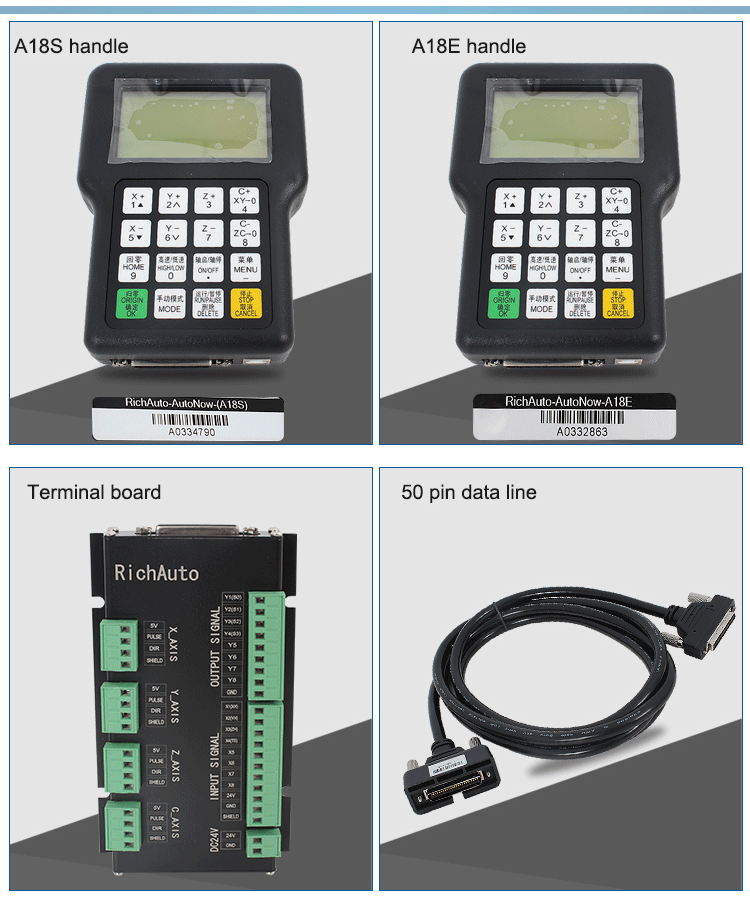 CNC Router A18S 4 Axis Control System DSP Handle Controller for Video Technical Support