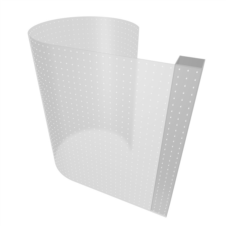 P10 advertisement display indoor flexibility on glass transparentSMD2121 5V LED crystal film screen