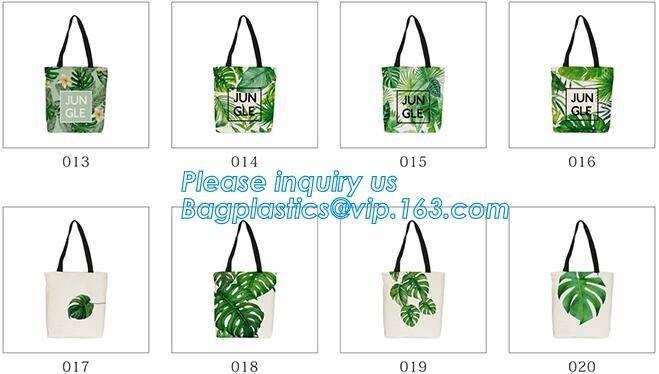 Custom silk screen printed Cotton material handle style blank natural cotton canvas bag without logo bagplastics bagease