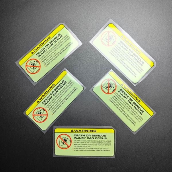 Fluorescent Glow In The Dark Logo Printable Logo Stickers For Bags