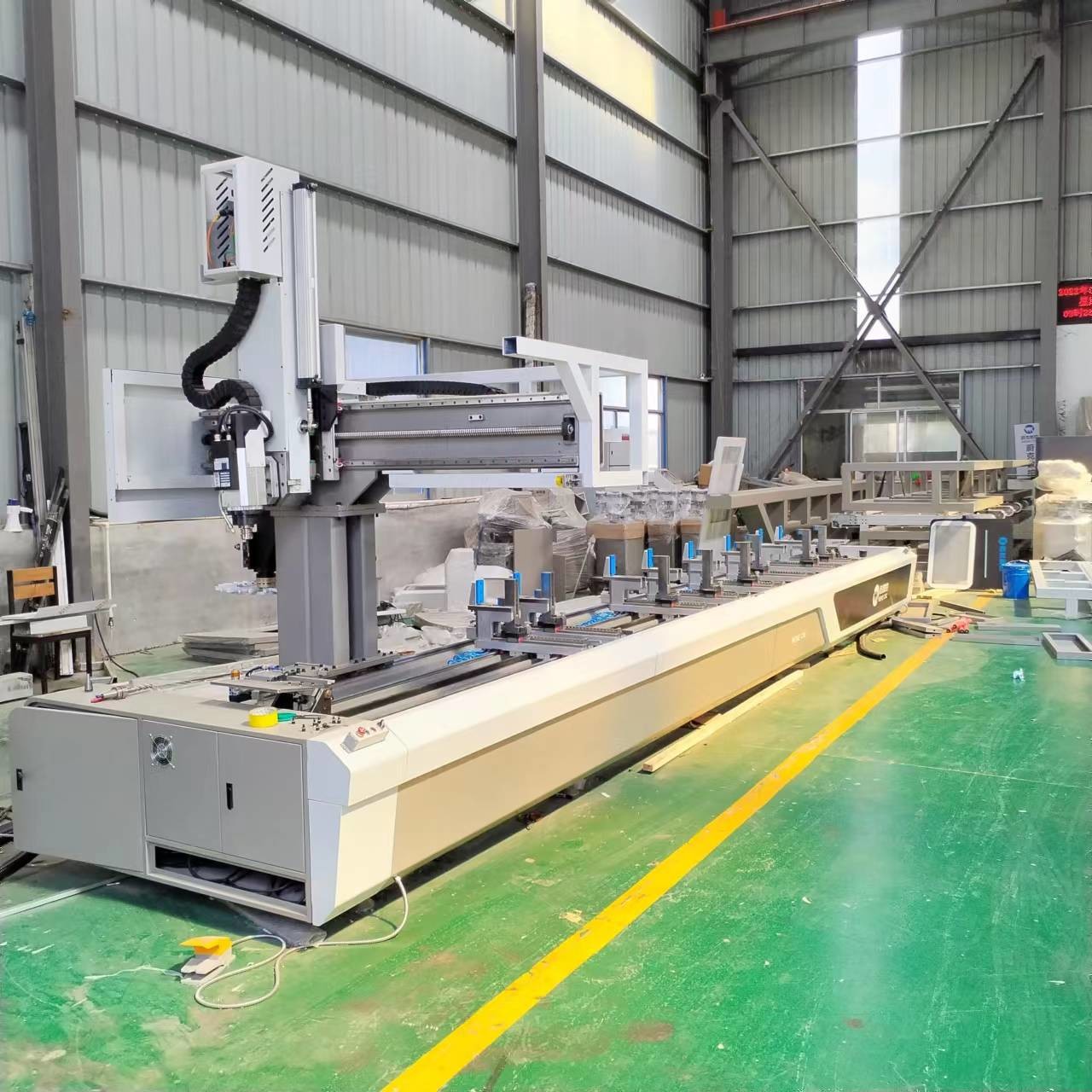 Aluminum Profile CNC Machining Center XYZB 4 Axis Wroking CAD-CAM Programming Software With HANS PA Controller