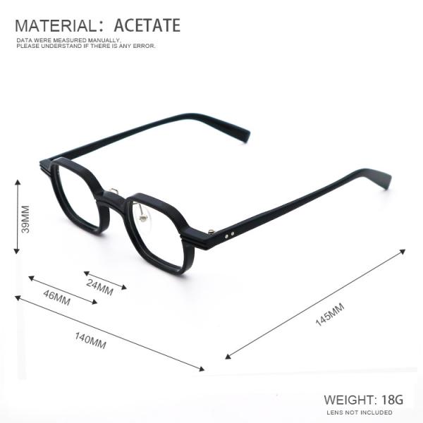 Elliptic Handmade Acetate Optical Frames Wholesalers MR 98008