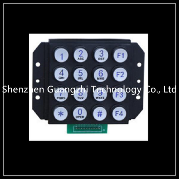 Zinc Alloy Custom Keyboard Pad Transparent Button Password Lock For Public