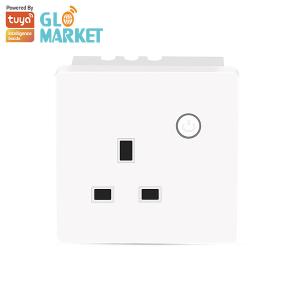 China Glomarket Tuya Wall Socket With Google Assistant Voice / Timing Control For Smart Home wholesale