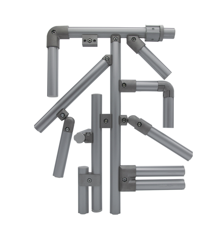 China Industrial 28mm Aluminum Alloy T-Slot Frame Profile Pipe