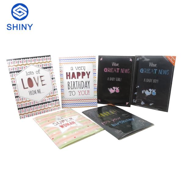 Quality Custom Blank Music Personalized Greeting Card CMYK Printing for sale