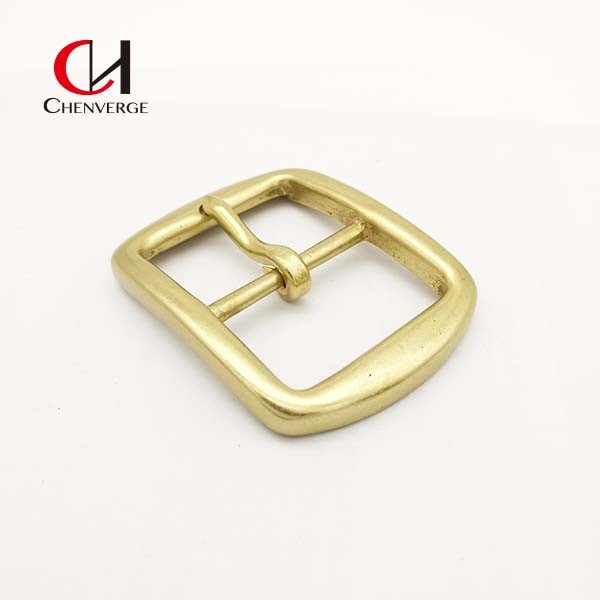 Practical Antirust Square Brass Belt Buckle , Anti Corrosion Gold Belt Buckle