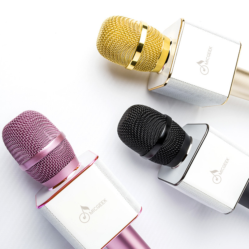 The new mini bluetooth speaker lapel microphone wireless microphone micgeek Q9 upgrade from microphone Q7