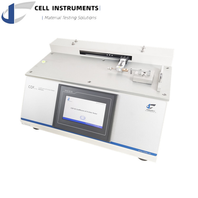 ASTM D1894 Dynamic Friction Tester For Package Paperboard Aluminum Plastic Composite Film COF Tester By ISO 8295