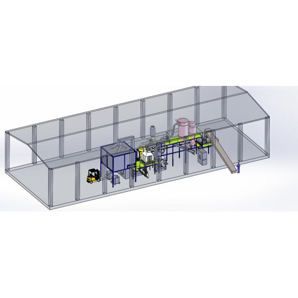 CE ISO Animal Feed Production Machine Corn Fully Automatic Cattle Feed Plant