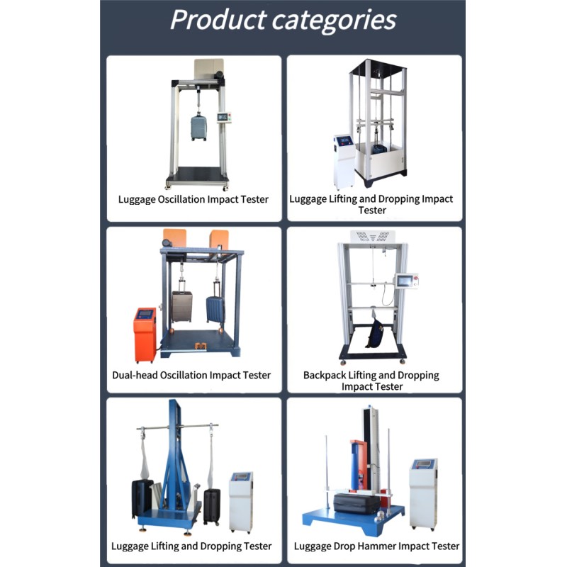 Suitcase Oscillating Impact Testing Machine and Handbag Oscillating Reciprocating Impact Testing Machine