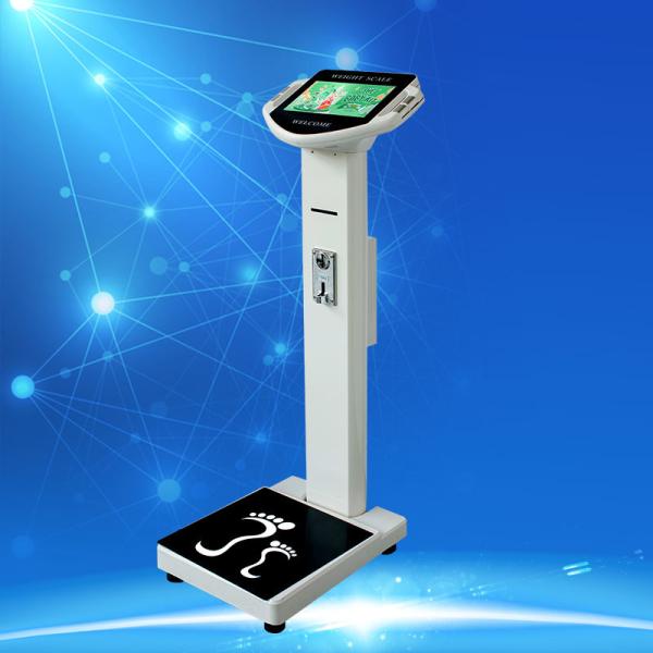 Quality 10.1 Lcd Body Composition Analyzer Semi Automatic Weighing Machine for sale