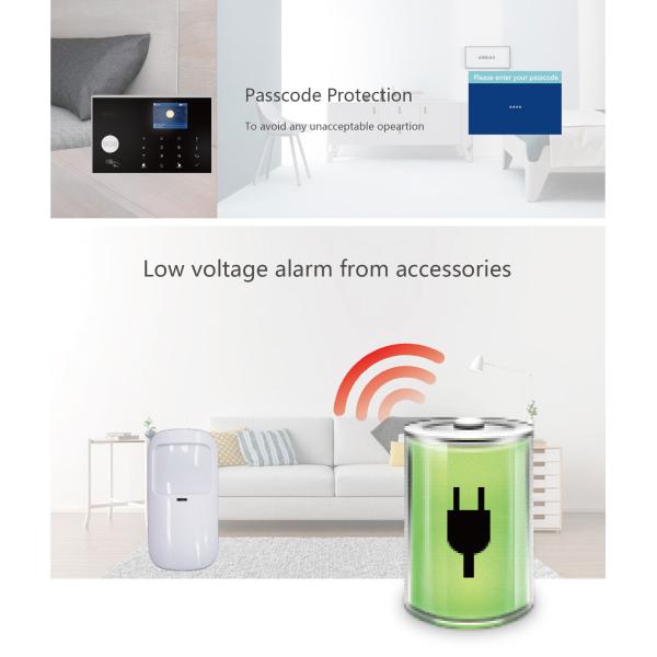 4G/3G GSM Alarm Smart Home Security Kit With LED Screen Door Sensor SMS/Calling Auto Dial