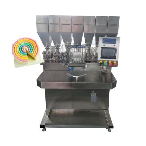 Rainbow Mousse Jaffa Cake Production Line Cup Cake Making Machine 15pcs/Min 304SUS