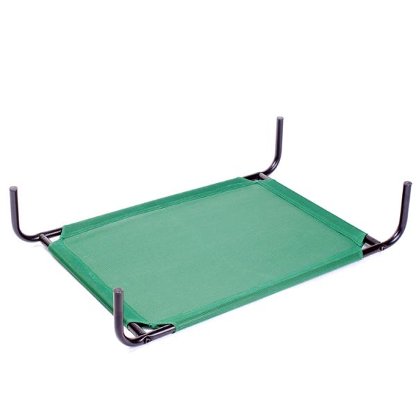 Oxford Durable elevated bed for dogs with Knitted Fabric for Dogs & Green