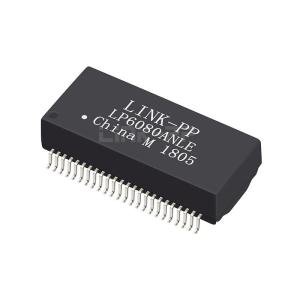 LP6080ANLE Dual Port 1000 BASE-T PoE+ 48 Pin Ethernet Transformer Modules