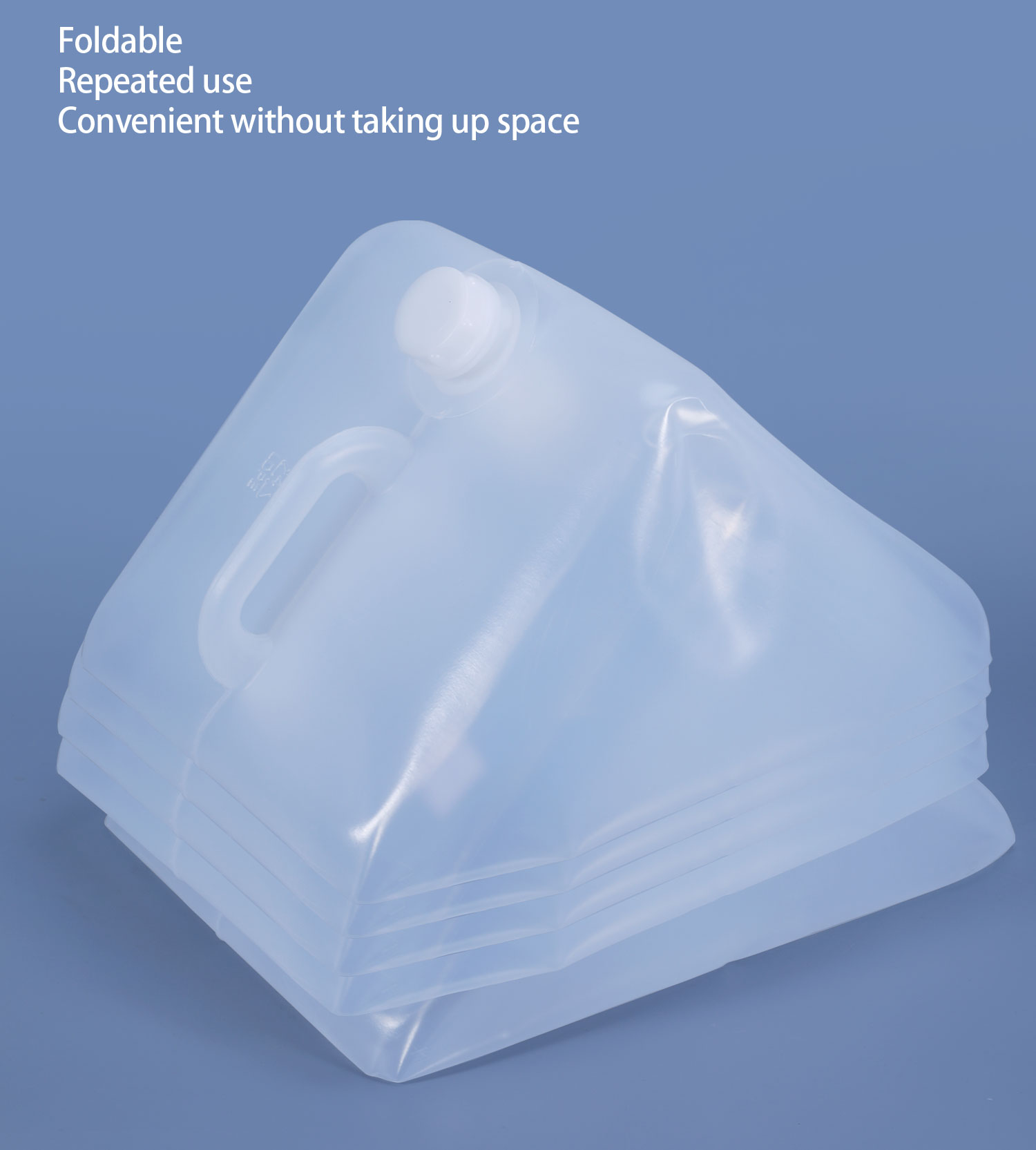 Custom Size Accepted LDPE Collapsible Water Container for Easy Storage and Transport