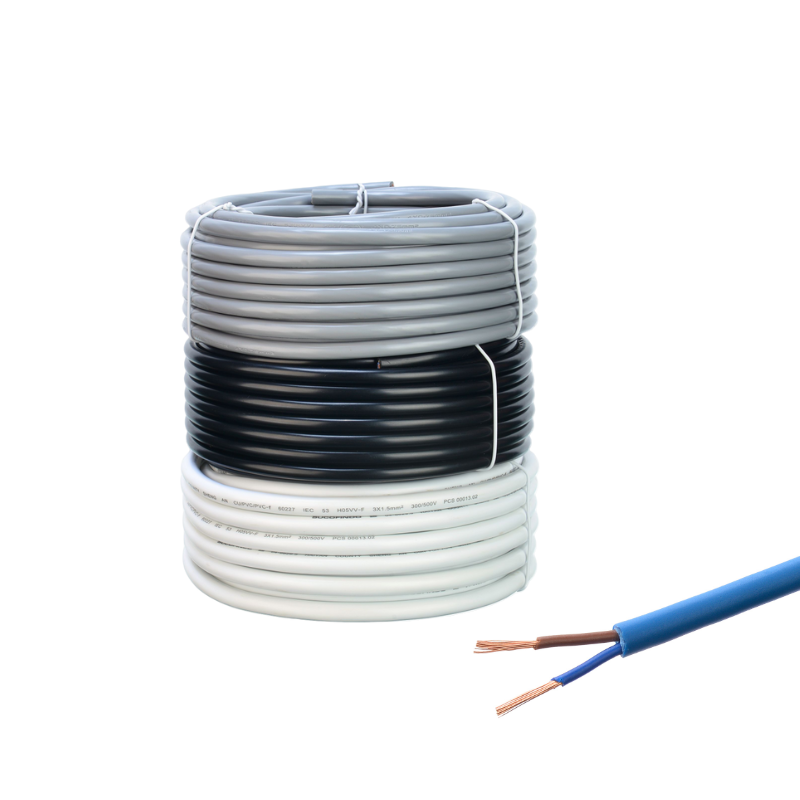 PVC Insulation and Sheathed Wire VDE Stranded Kabel H05vv f 1.5 Mm2 2.5mm2 4mm2 6mm2 Multicore Cable for Industrial Needs