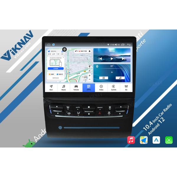 OEM 1204x768 Aftermarket Carplay Stereo Radio For Maserati Quattroporte 2013-2017
