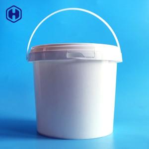 China White Round Plastic Container Hygienic Reusable Environmentally Friendly wholesale