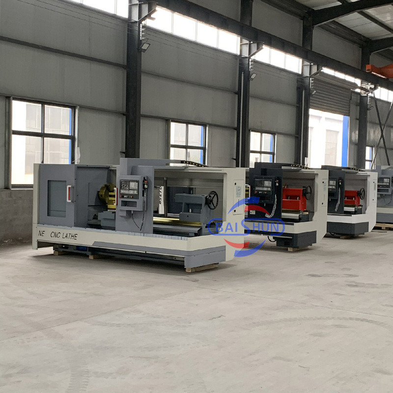 Flat Bed Cnc Horizontal Lathe Machine Automatic Metal Processing