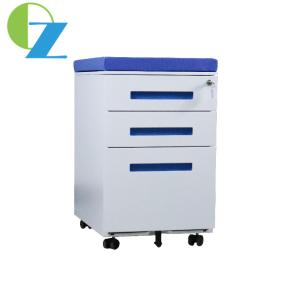 3 Section Slideway Mobile File Cabinet Rotating Assembled Anti Tilt W300mm