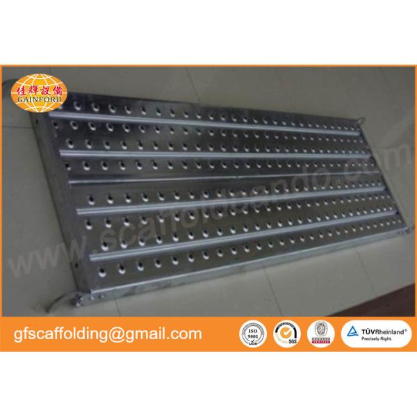 BS1139 steel catwalk pre galvanized 420*1829mm for Thailand frame scaffolding system projects