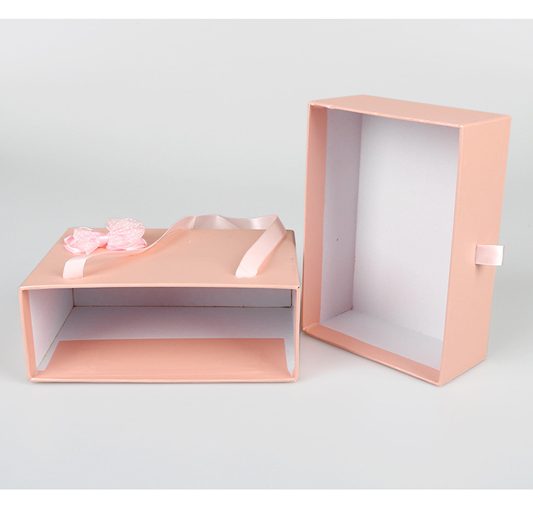 Cardboard Packaging Green Two-Drawer Rum Box Brown Chocolate Drawer Style Box Drawer Style Watch Box With Insert