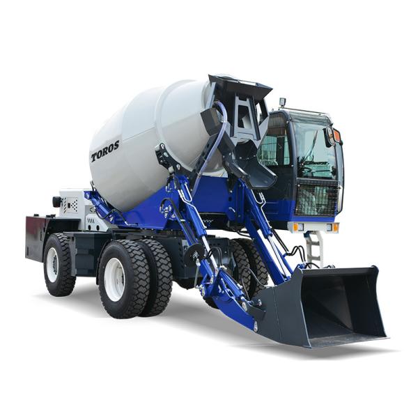 Quality High Efficiency Concrete Transit Mixer Self Loader Concrete Mixer Customization for sale