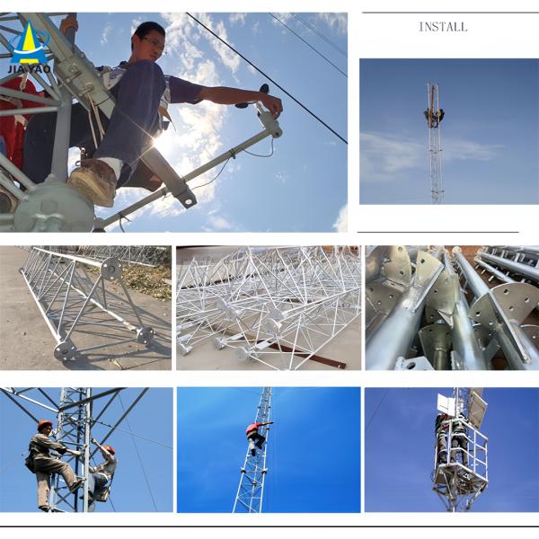 10m-40m Explosion-Proof Guyed Wire Tower for Mining Area Underground Communication & Safety Monitoring