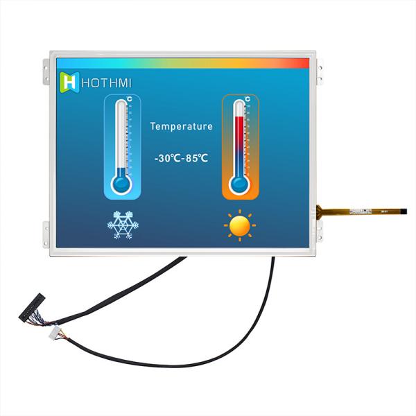 10.4 Inch Resistive Touch 1024x768 Wide Temperature TFT Display Panel
