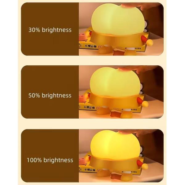 Silicone Led Night Light 3000K With 3 Speed Dimming And Warm Color Sleep Light