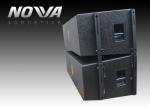 High Powered Line Array Speakers For Big Performance , Black Color