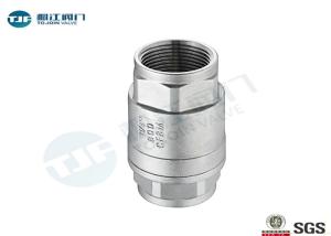 China 2 - Piece Lift Check Valve , 1/2 - 2 BSP Threaded Stainless Non Return Valve on sale