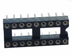 China Double Row Integrated Circuit Socket 2.54mm Pitch 2XXP Pin In 1.27Mm wholesale