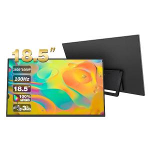 IPS Display 18.5 Portable External Monitor 1080P Dual Screen for Laptops