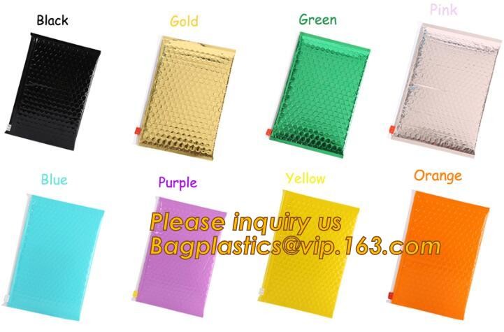 Cosmetic Slider Zip lockk Bubble Bags Bubble Slide Pouch,Zip lockk esd bubble bag bubble packaging wrap cosmetic pouch slide