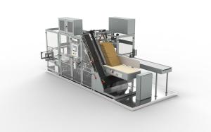 450nl/Min Air Pressure Mechanical Stretch High Level Bag Case Packer Palletizer