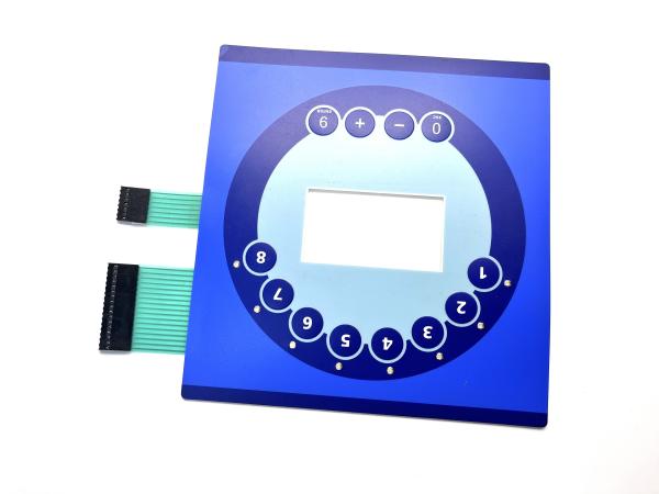 Quality Grossly Transparent LCD Screen Round Tactile Switch With Metal Dome for sale
